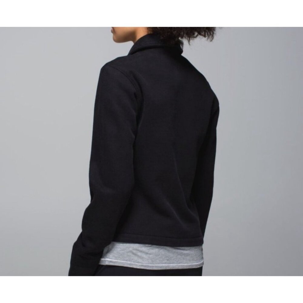 Lululemon Womens 6 Lab Shadow Zip Up Blazer Moto Jacket - Picture 11 of 11